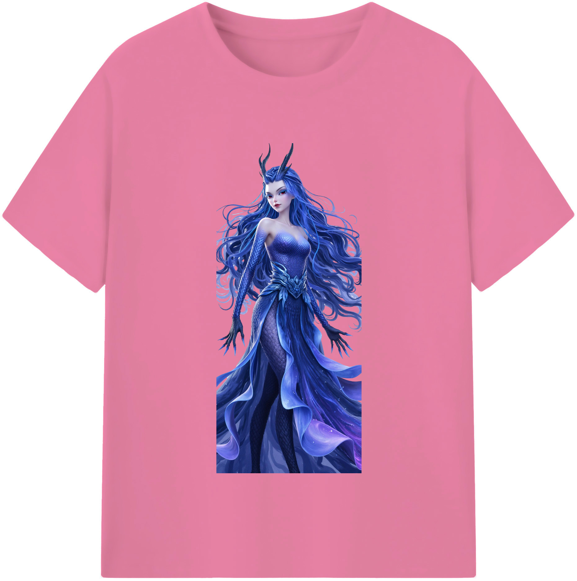 （画像用） Ne Zha 2 ナタ 魔童の大暴れ 綿100％半袖Tシャツ（フロントプリント）